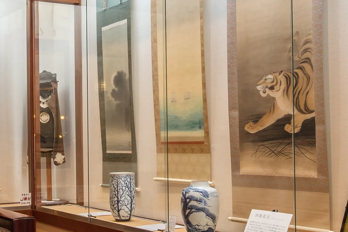 【館内ギャラリー】日本画家「西郷孤月」の掛け軸