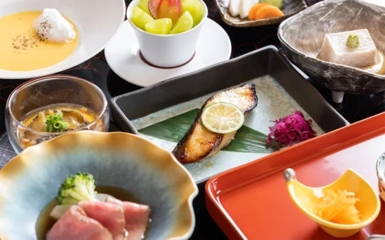 【夕食一例】信州産の食材を中心に発酵食も取り入れた新和食をご堪能ください