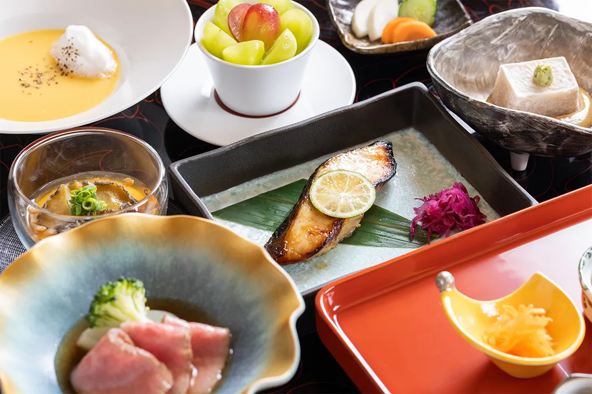 【夕食一例】信州産の食材を中心に発酵食も取り入れた新和食をご堪能ください