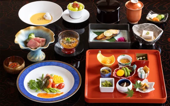 【夕食一例】信州産の食材を中心に発酵食も取り入れた新和食をご堪能ください