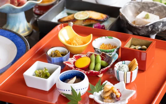 【夕食一例】信州産の食材を中心に発酵食も取り入れた新和食をご堪能ください