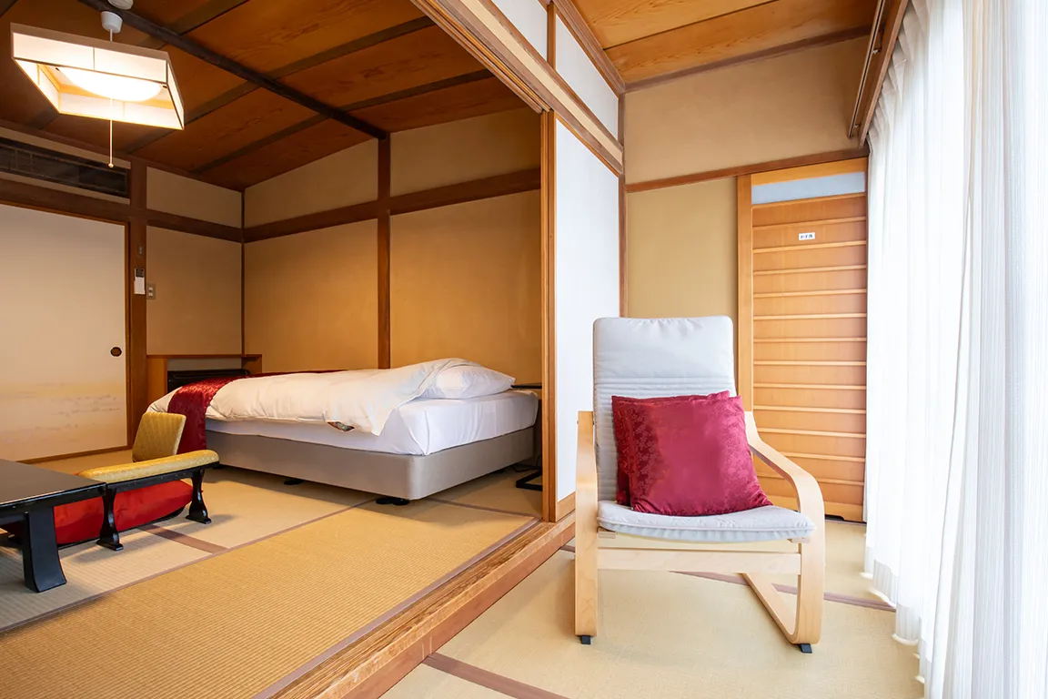 【本館和室 穂高】お一人様のご利用に最適なコンパクトなお部屋。