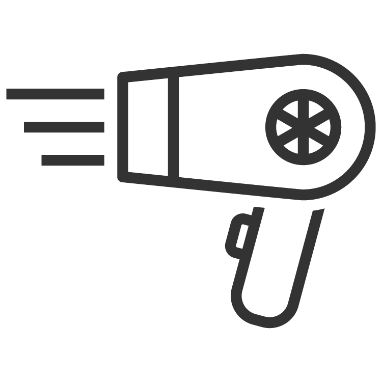 ドライヤーのアイコン