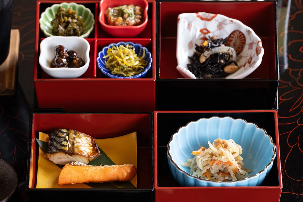 【朝食一例】信州の田舎で食べられるような滋味深いおかずを豊富に揃えた朝食